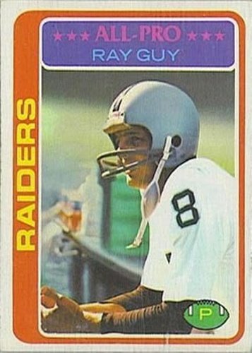 #260 Ray Guy - Oakland Raiders - 1978 Topps Football
