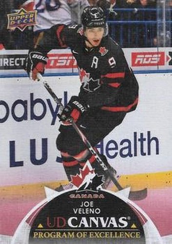 #C260 Joe Veleno - Canada - 2021-22 Upper Deck - UD Canvas Hockey