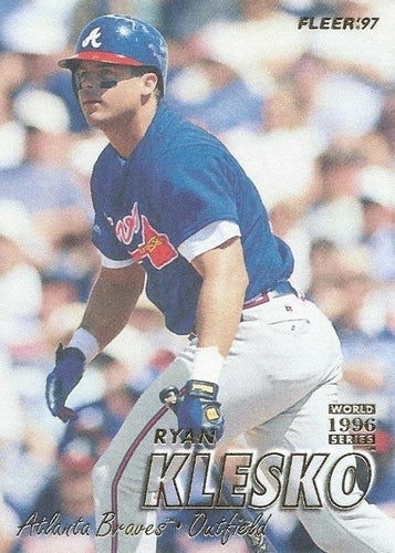 #260 Ryan Klesko - Atlanta Braves - 1997 Fleer Baseball