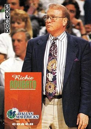 #260 Richie Adubato - Dallas Mavericks - 1992-93 SkyBox Basketball