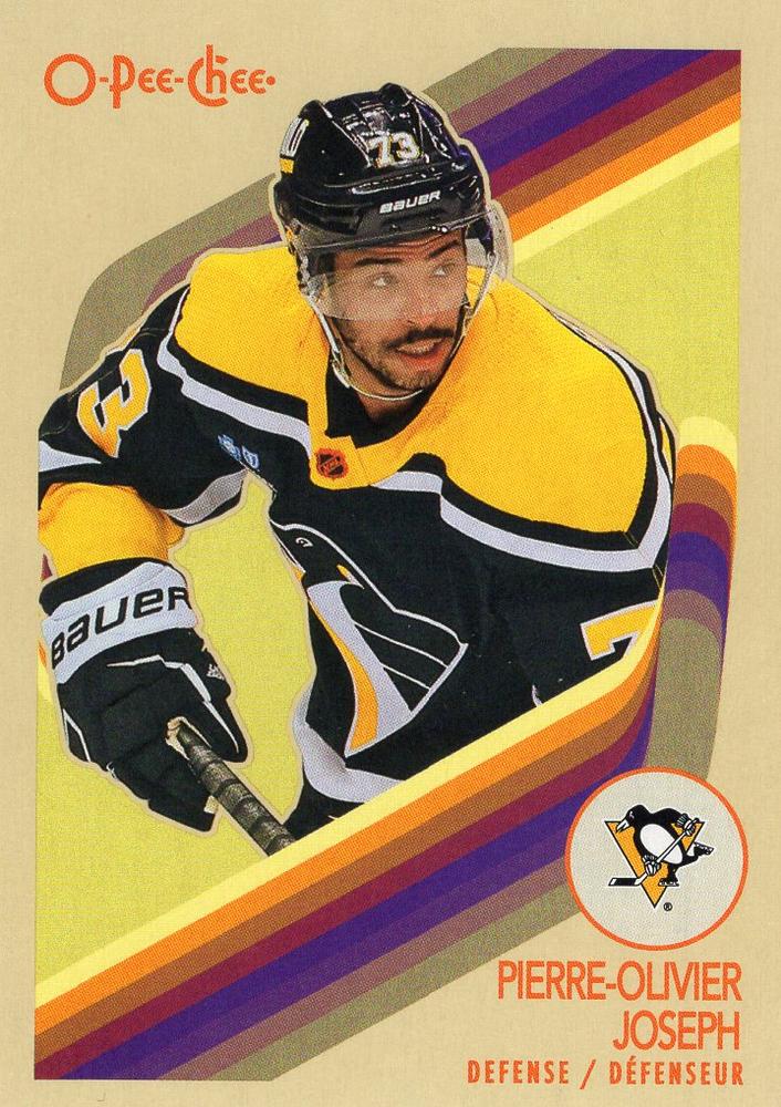 #260 Pierre-Olivier Joseph - Pittsburgh Penguins - 2023-24 O-Pee-Chee - Retro Hockey