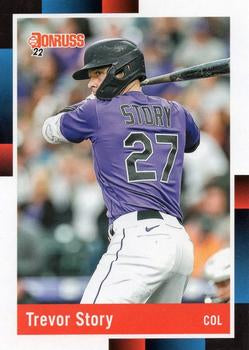 #261 Trevor Story - Colorado Rockies - 2022 Donruss Baseball