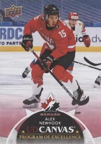 #C261 Alex Newhook - Canada - 2021-22 Upper Deck - UD Canvas Hockey
