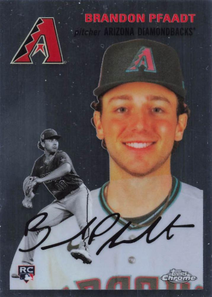 #261 Brandon Pfaadt - Arizona Diamondbacks - 2023 Topps Chrome Platinum Anniversary Baseball