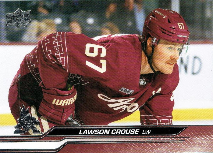 #261 Lawson Crouse - Arizona Coyotes -2023-24 Upper Deck Hockey