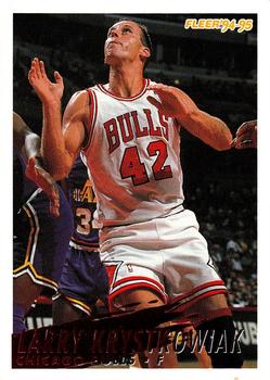 #261 Larry Krystkowiak - Chicago Bulls - 1994-95 Fleer Basketball