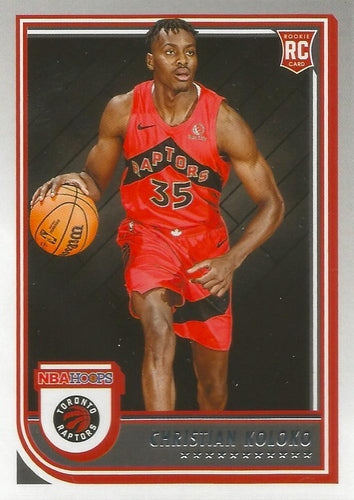 #261 Christian Koloko - Toronto Raptors - 2022-23 Hoops Basketball