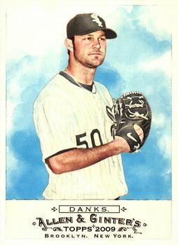 #261 John Danks - Chicago White Sox - 2009 Topps Allen & Ginter Baseball