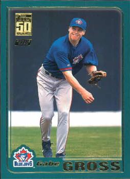 #T262 Gabe Gross - Toronto Blue Jays - 2001 Topps Traded & Rookies Baseball