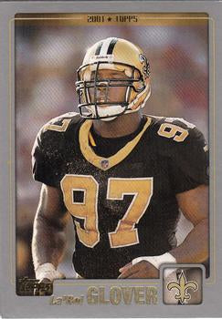 #262 La'Roi Glover - New Orleans Saints - 2001 Topps Football