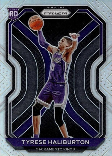 #262 Tyrese Haliburton - Sacramento Kings - 2020-21 Panini Prizm - Silver Prizms Basketball