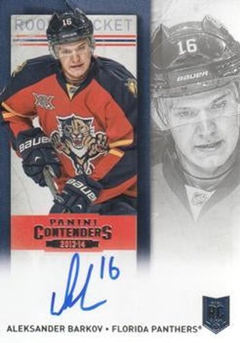 #262b Aleksander Barkov - Florida Panthers - 2013-14 Panini Contenders Hockey