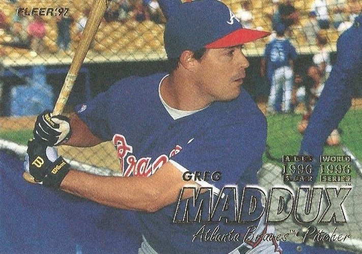 #263 Greg Maddux - Atlanta Braves - 1997 Fleer Baseball