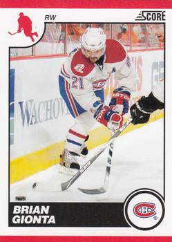 #263 Brian Gionta - Montreal Canadiens - 2010-11 Score Hockey