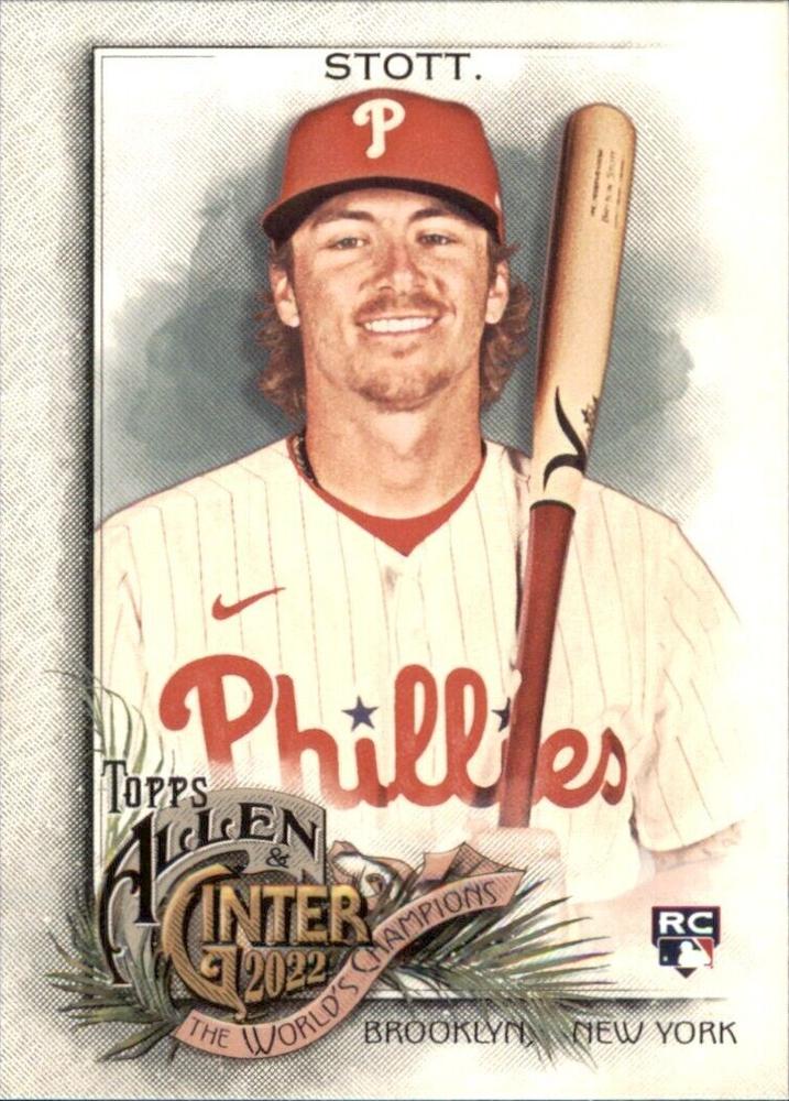 #263 Bryson Stott - Philadelphia Phillies - 2022 Topps Allen & Ginter Baseball