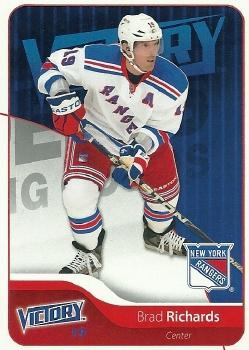 #263 Brad Richards - New York Rangers - 2011-12 Upper Deck Victory Update Hockey