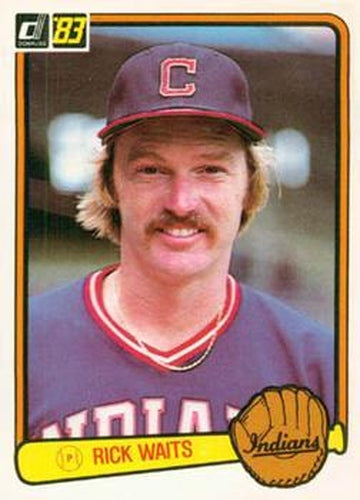 #263 Rick Waits - Cleveland Indians - 1983 Donruss Baseball