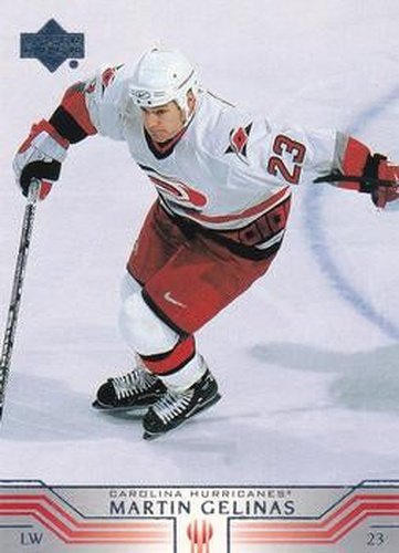 #263 Martin Gelinas - Carolina Hurricanes - 2001-02 Upper Deck Hockey