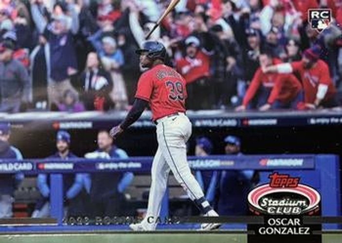 #263b Oscar Gonzalez - Cleveland Guardians - 2023 Stadium Club Baseball