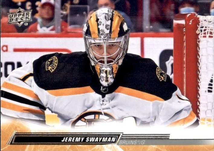 #264 Jeremy Swayman - Boston Bruins - 2022-23 Upper Deck Hockey