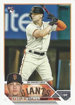 #264 Steele Walker - San Francisco Giants - 2023 Topps Baseball