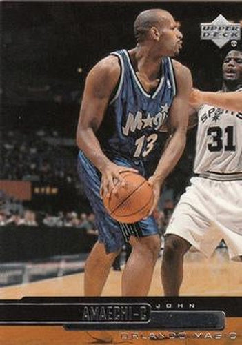 #265 John Amaechi - Orlando Magic - 1999-00 Upper Deck Basketball