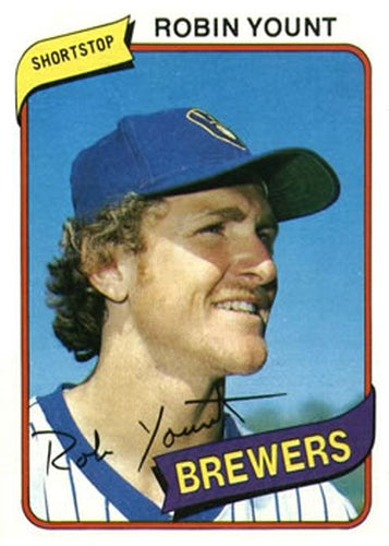#265 Robin Yount - Milwaukee Brewers - 1980 Topps Baseball