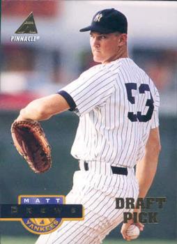#265 Matt Drews - New York Yankees - 1994 Pinnacle Baseball
