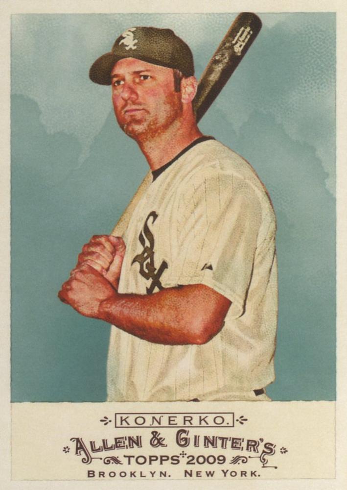 #265 Paul Konerko - Chicago White Sox - 2009 Topps Allen & Ginter Baseball