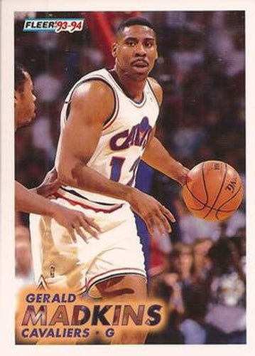 #265 Gerald Madkins - Cleveland Cavaliers - 1993-94 Fleer Basketball
