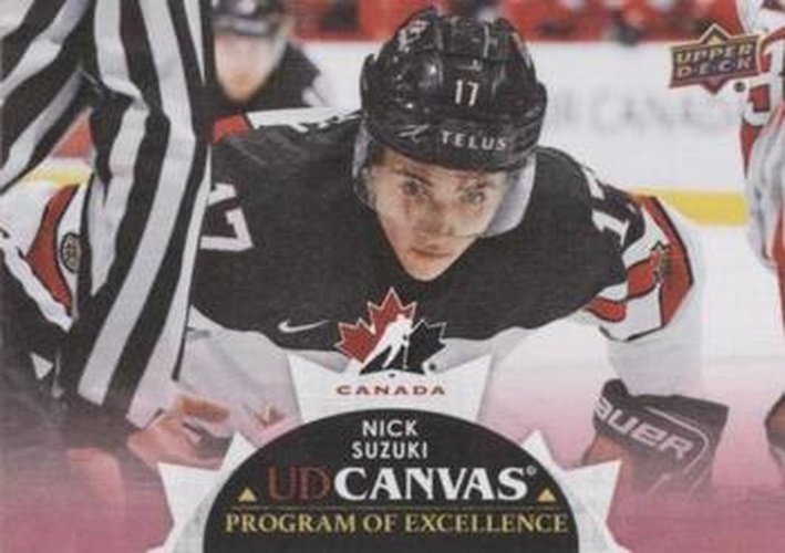 #C265 Nick Suzuki - Canada - 2021-22 Upper Deck - UD Canvas Hockey