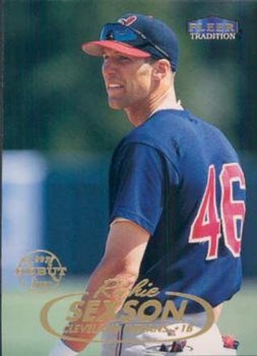 #265 Richie Sexson - Cleveland Indians - 1998 Fleer Tradition Baseball