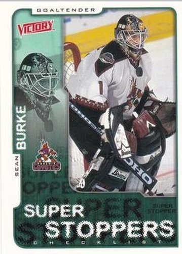 #265 Sean Burke - Phoenix Coyotes - 2001-02 Upper Deck Victory Hockey
