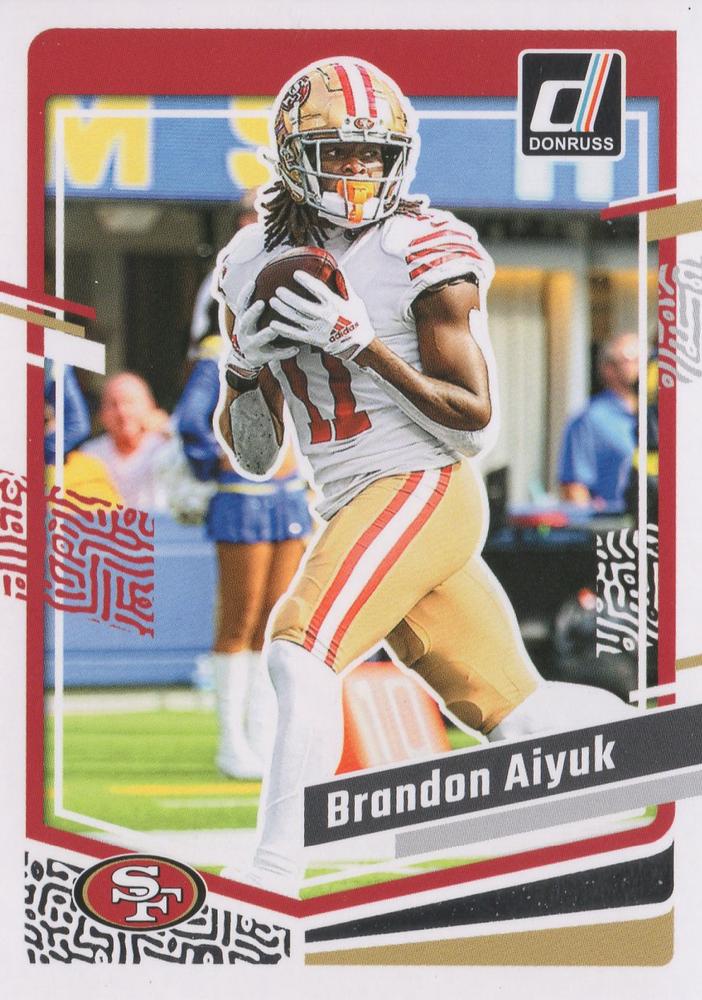 #265 Brandon Aiyuk - San Francisco 49ers - 2023 Donruss Football