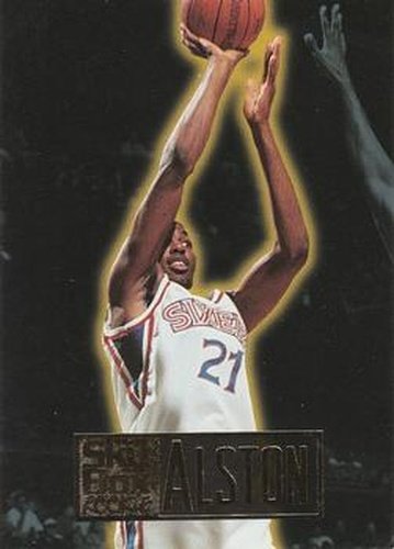 #266 Derrick Alston - Philadelphia 76ers - 1994-95 SkyBox Premium Basketball