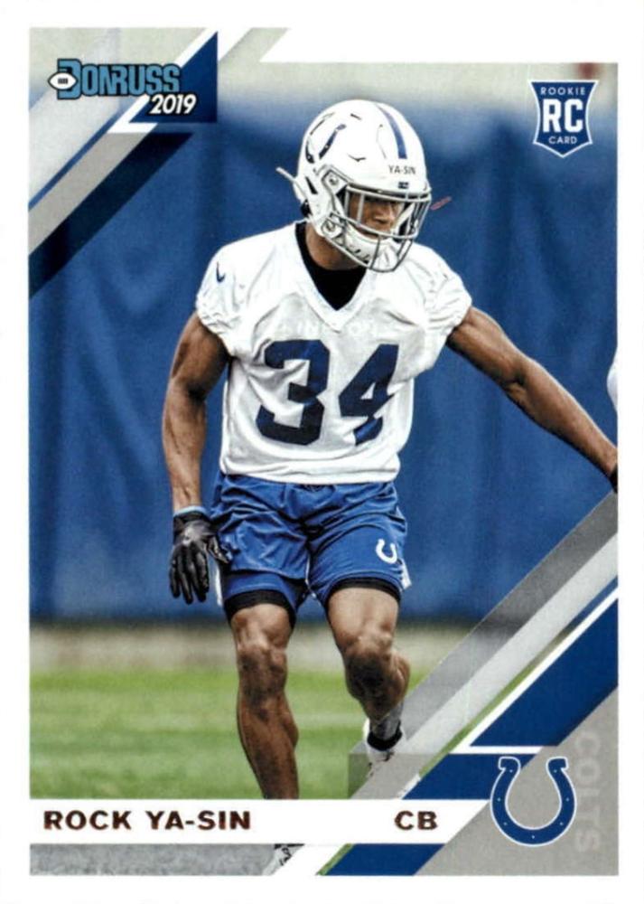 #266 Rock Ya-Sin - Indianapolis Colts - 2019 Donruss Football