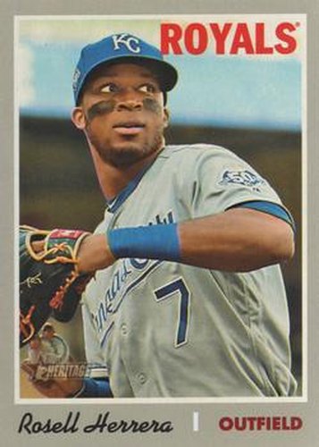#266 Rosell Herrera - Kansas City Royals - 2019 Topps Heritage Baseball