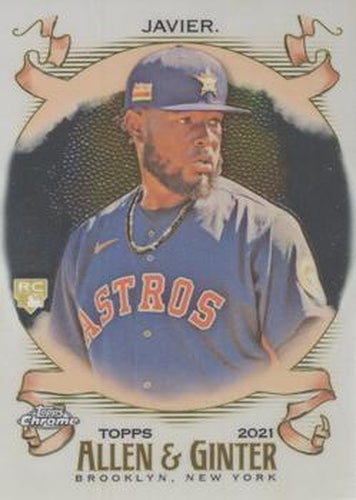 #266 Cristian Javier - Houston Astros - 2021 Topps Allen & Ginter Chrome Baseball