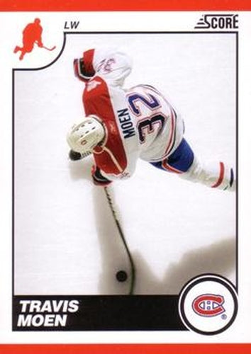 #266 Travis Moen - Montreal Canadiens - 2010-11 Score Hockey
