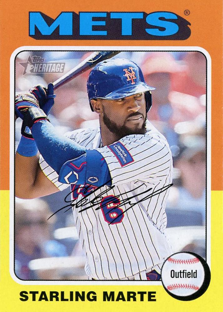 #266 Starling Marte - New York Mets - 2024 Topps Heritage Baseball