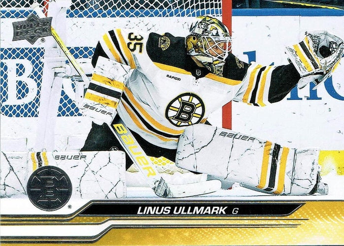 #266 Linus Ullmark - Boston Bruins - 2023-24 Upper Deck Hockey