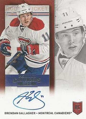 #266b Brendan Gallagher - Montreal Canadiens - 2013-14 Panini Contenders Hockey