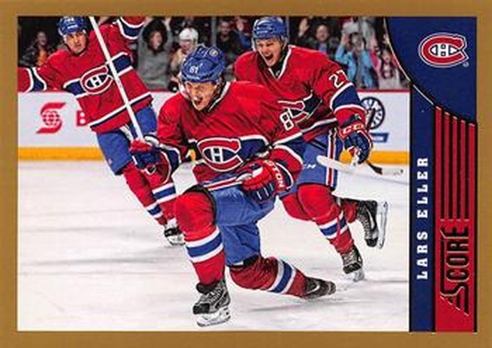 #267 Lars Eller - Montreal Canadiens - 2013-14 Score - Gold Hockey