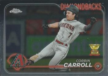 #267 Corbin Carroll - Arizona Diamondbacks - 2024 Topps Chrome Baseball