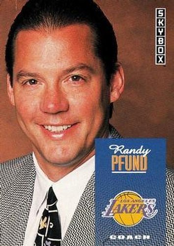 #267 Randy Pfund - Los Angeles Lakers - 1992-93 SkyBox Basketball
