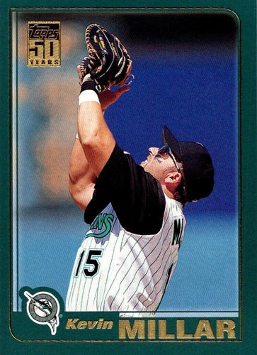 #267 Kevin Millar - Florida Marlins - 2001 Topps Baseball