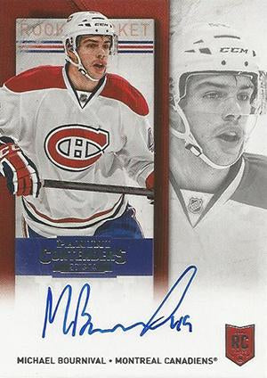 #267a Michael Bournival - Montreal Canadiens - 2013-14 Panini Contenders Hockey