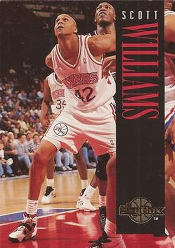 #268 Scott Williams - Philadelphia 76ers - 1994-95 SkyBox Premium Basketball