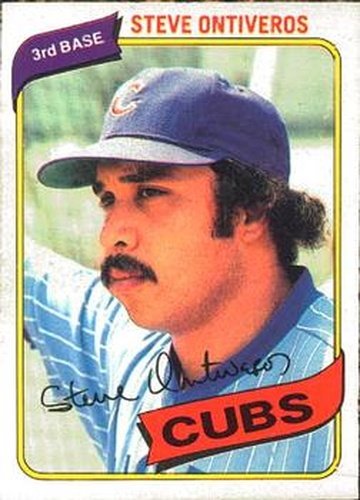 #268 Steve Ontiveros - Chicago Cubs - 1980 O-Pee-Chee Baseball