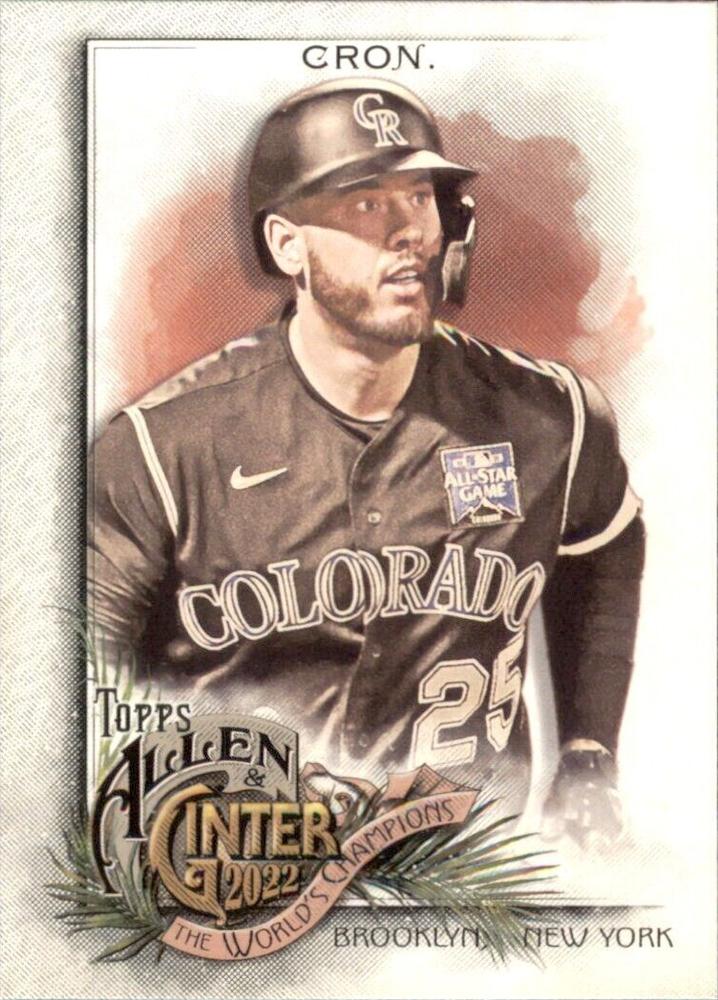 #268 C.J. Cron - Colorado Rockies - 2022 Topps Allen & Ginter Baseball
